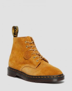 Dr Martens 101 Semsket Skinn Ankle Boots Støvletter Herre Brune | SUEBR3864