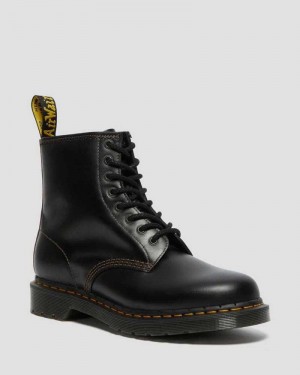 Dr Martens 1460 Abruzzo Lær Blonder Up Boots Støvler Herre Svarte Brune | UAIWF0324