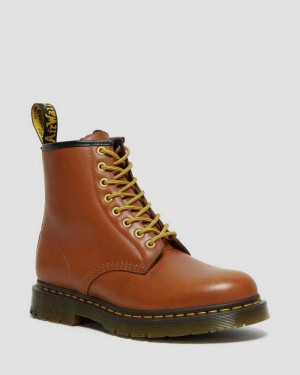 Dr Martens 1460 DM's Wintergrip Lær Blonder Up Boots Vinterstøvler Herre Brune | FXLKI7269