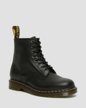 Dr Martens 1460 Nappa Lær Blonder Up Boots Støvletter Herre Svarte | GBQHU0851