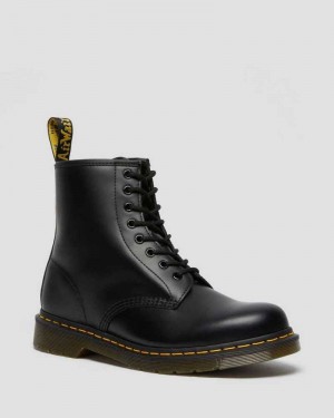 Dr Martens 1460 Smooth Lær Blonder Up Boots Støvler Herre Svarte | WSXQD5081