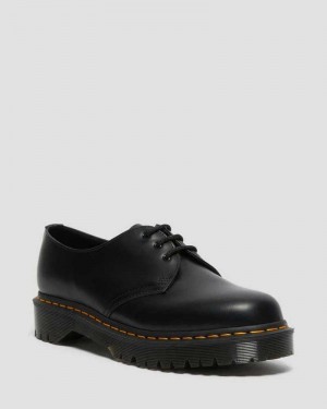 Dr Martens 1461 Bex Smooth Lær Oxford Shoes Oxford Sko Herre Svarte | GJKMF6702