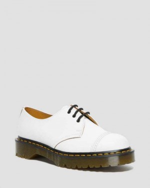 Dr Martens 1461 Bex Tå Cap Oxford Shoes Made In England Dame Hvite | UMCWY4798