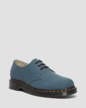 Dr Martens 1461 Canvas Oxford Shoes Fritidsstøvler Dame Grå | JXAEV6475