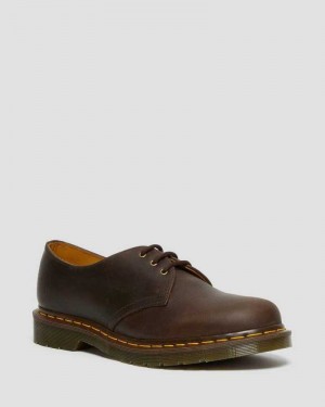 Dr Martens 1461 Crazy Horse Lær Oxford Shoes Oxford Sko Herre Brune | BJNRA6587