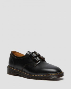 Dr Martens 1461 Ghillie Lær Oxford Shoes Oxford Sko Herre Svarte | WPIDZ6293