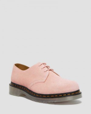 Dr Martens 1461 Iced Semsket Skinn Oxford Shoes Oxford Sko Dame Rosa | HTQJE7068