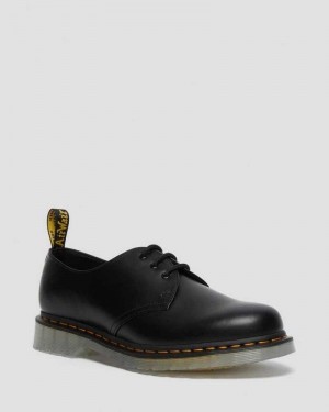 Dr Martens 1461 Iced Smooth Lær Oxford Shoes Originals Sko Dame Svarte | XKBJH5263