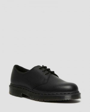 Dr Martens 1461 Mono Slip Resistant Oxford Shoes Loafers Herre Svarte | CUZFL5260