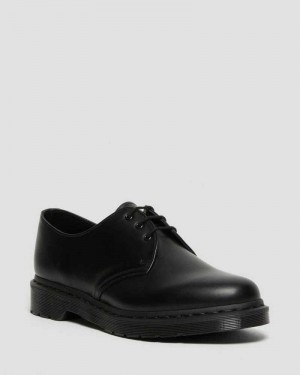 Dr Martens 1461 Mono Smooth Lær Oxford Shoes Oxford Sko Herre Svarte | CSHWL6527