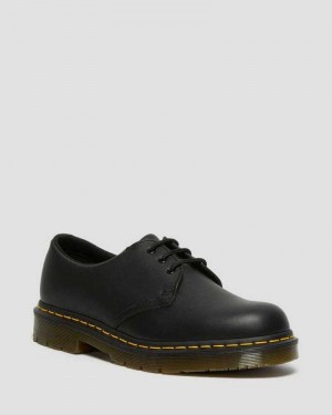 Dr Martens 1461 Slip Resistant Lær Oxford Shoes Oxford Sko Dame Svarte | GMVEI0296