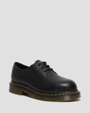 Dr Martens 1461 Slip Resistant Steel Tå Shoes Originals Sko Herre Svarte | EOCKQ5709