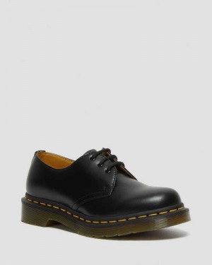 Dr Martens 1461 Smooth Lær Oxford Shoes Oxford Sko Dame Svarte | EBDGI8257