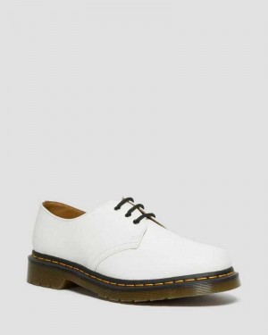 Dr Martens 1461 Smooth Lær Oxford Shoes Oxford Sko Dame Hvite | WLIXF2463