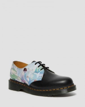 Dr Martens 1461 The National Gallery Seurat Oxford Shoes Originals Sko Herre Svarte | UVBRD3689