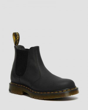 Dr Martens 2976 DM's Wintergrip Chelsea Boots Støvler Herre Svarte | CAQBF6815