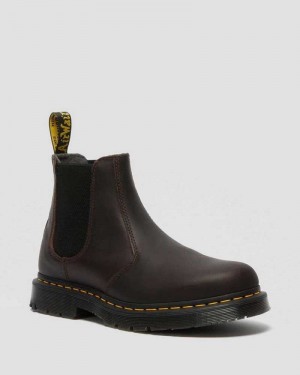 Dr Martens 2976 DM's Wintergrip Chelsea Boots Chelsea Støvler Herre Cocoa Snowplow | QIYFV0129