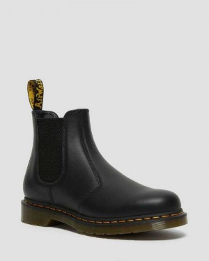 Dr Martens 2976 Nappa Lær Chelsea Boots Chelsea Støvler Dame Svarte | FJNSZ3924