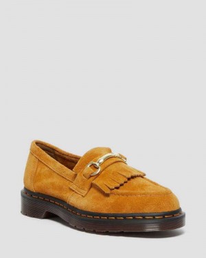 Dr Martens Adrian Snaffle Semsket Skinn Loafers Loafers Dame Brune | BMLWU1725