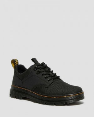 Dr Martens Reeder Utility Shoes Fritidsstøvler Herre Svarte | DCRZH2950