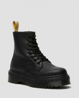 Dr Martens Veganske Jadon II Mono Platform Boots Støvletter Dame Svarte | CWAOU8754