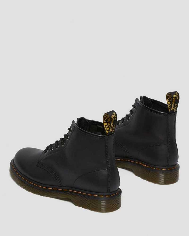 Dr Martens 101 Lær Ankle Boots Originals Sko Dame Svarte | CIWDK0317