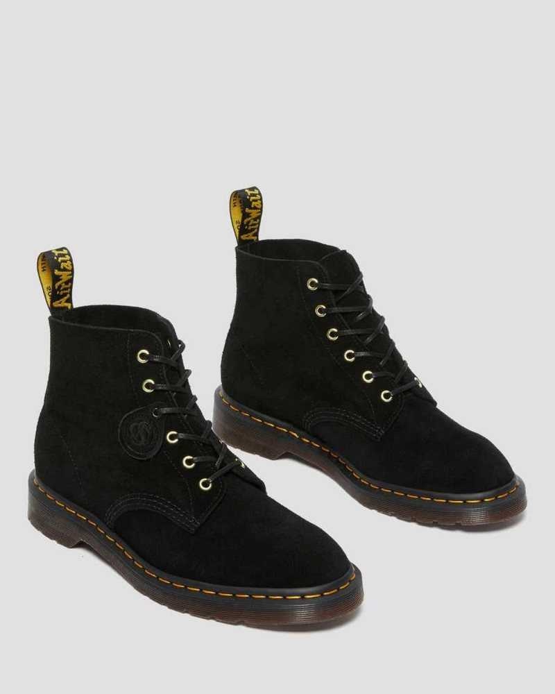 Dr Martens 101 Semsket Skinn Ankle Boots Støvler Dame Svarte | XSFYL7256