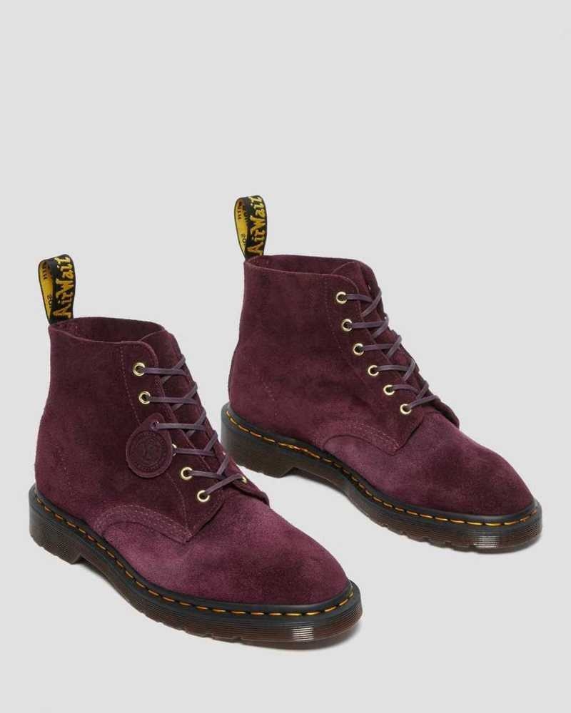 Dr Martens 101 Semsket Skinn Ankle Boots Støvletter Dame Lilla | DXKBC9728