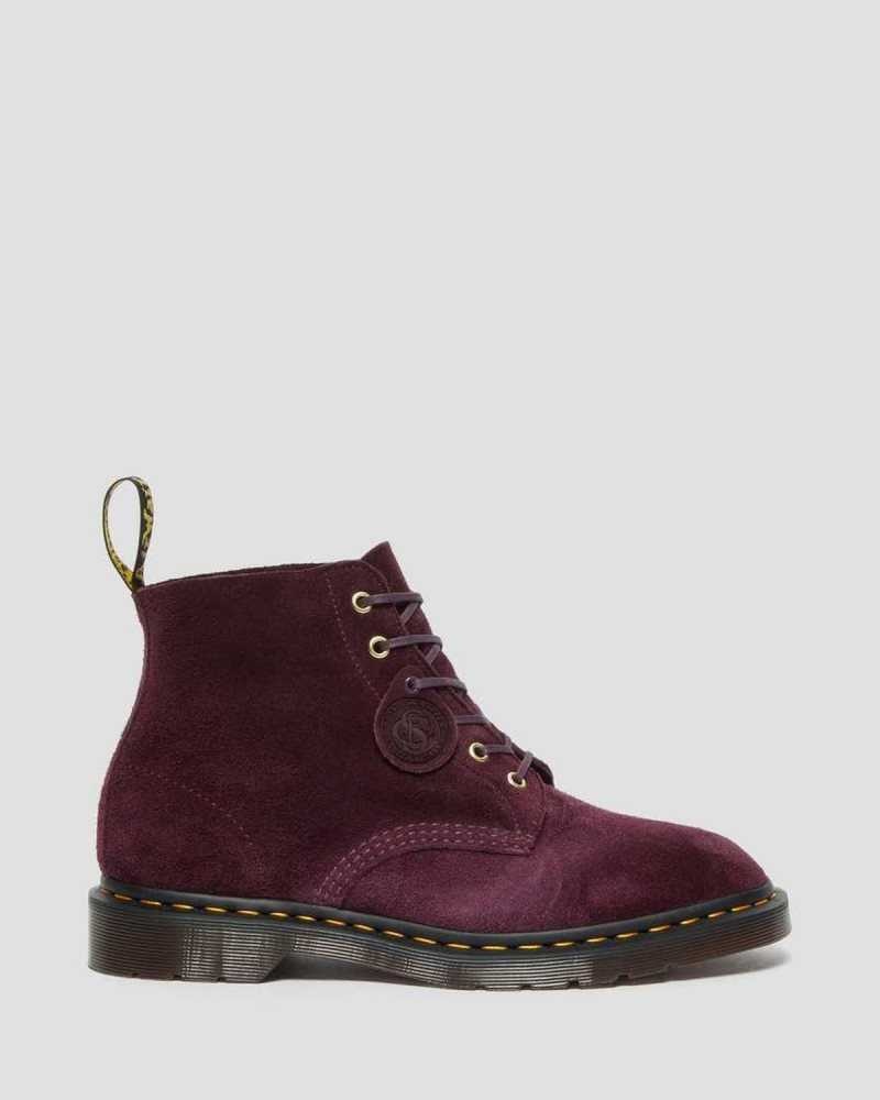 Dr Martens 101 Semsket Skinn Ankle Boots Støvletter Dame Lilla | DXKBC9728