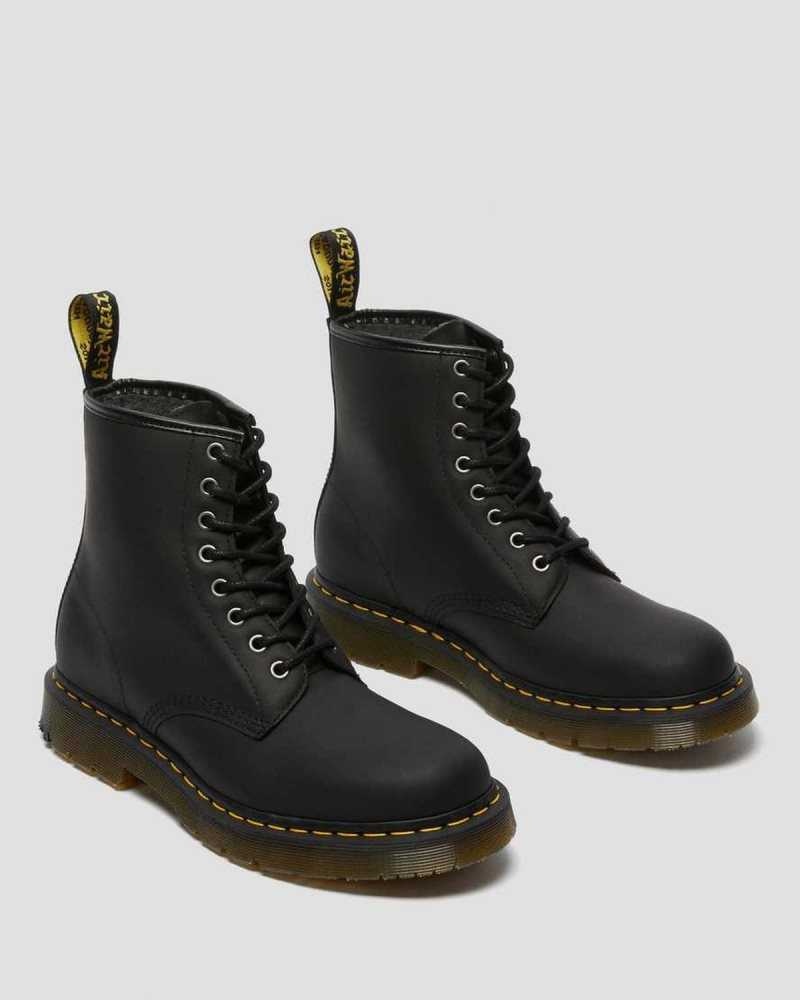 Dr Martens 1460 DM's Wintergrip Blonder Up Boots Støvler Dame Svarte | GIRJV0358