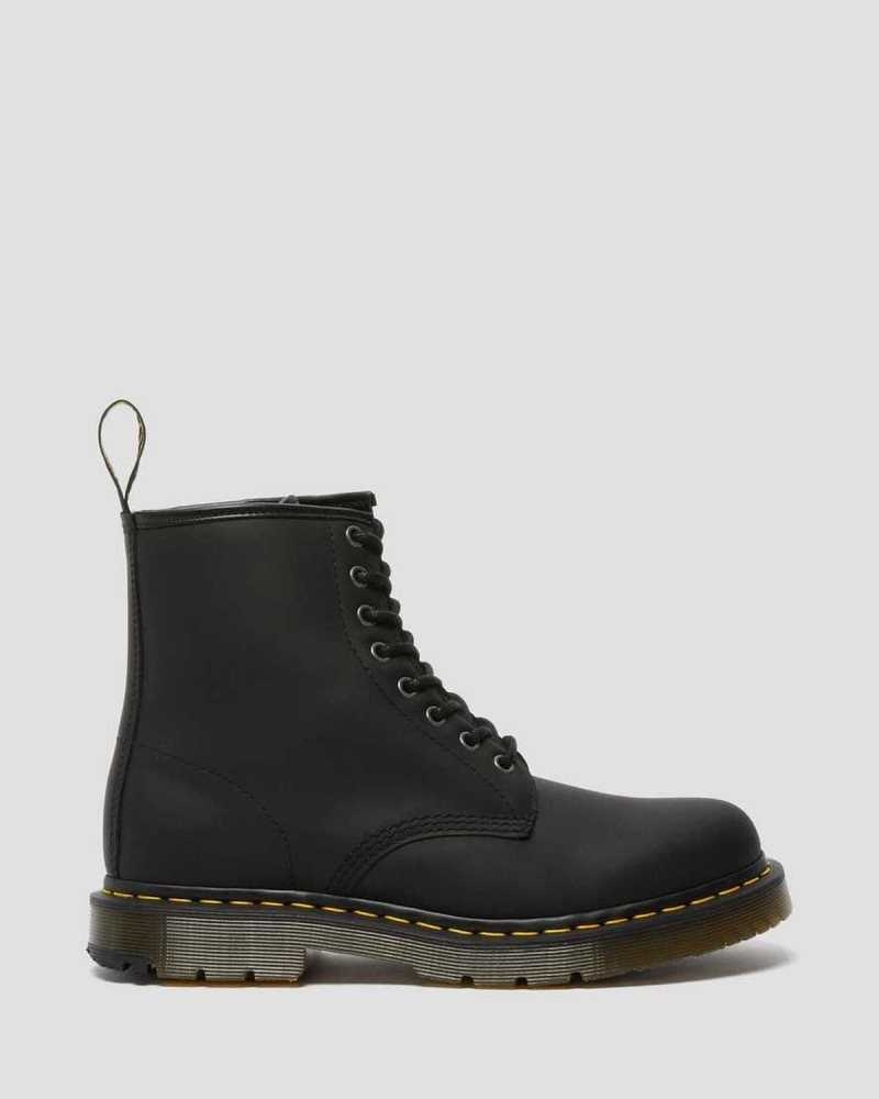 Dr Martens 1460 DM's Wintergrip Blonder Up Boots Støvler Dame Svarte | GIRJV0358