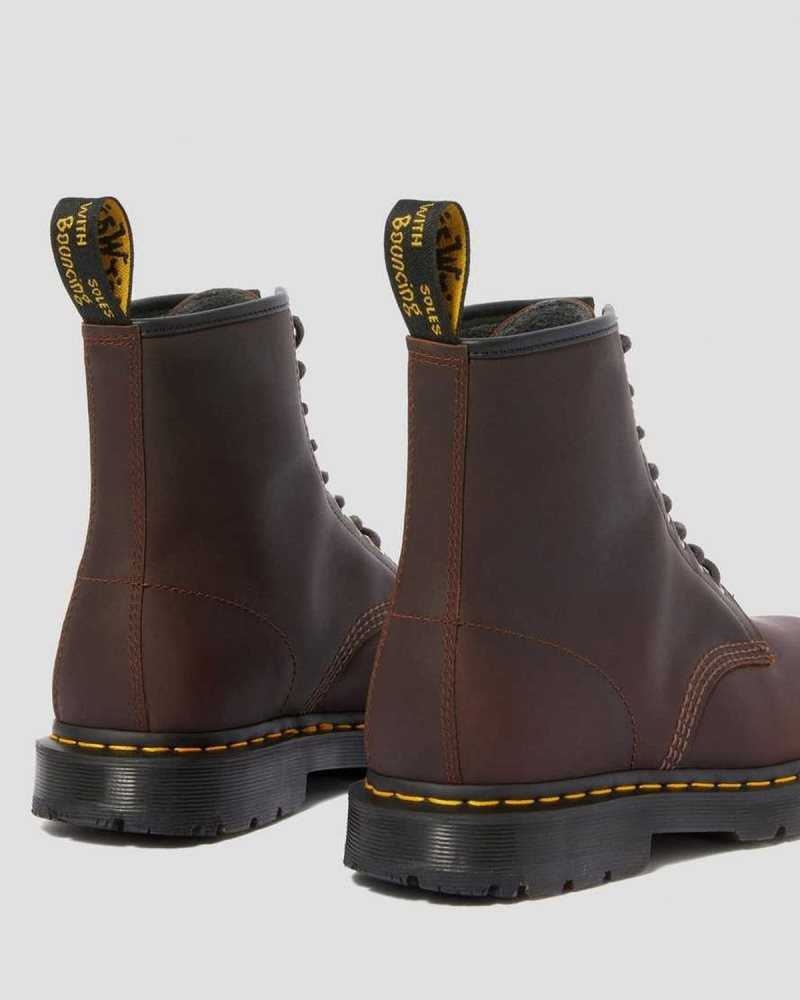 Dr Martens 1460 DM's Wintergrip Blonder Up Boots Vinterstøvler Herre Cocoa Snowplow | FVRUW7064