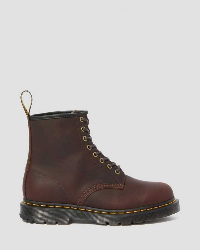 Dr Martens 1460 DM's Wintergrip Blonder Up Boots Vinterstøvler Herre Cocoa Snowplow | FVRUW7064