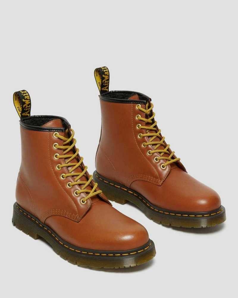 Dr Martens 1460 DM's Wintergrip Lær Blonder Up Boots Vinterstøvler Herre Brune | FXLKI7269