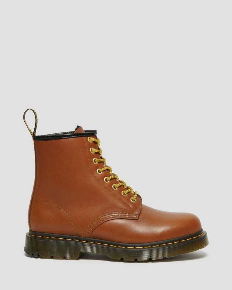 Dr Martens 1460 DM's Wintergrip Lær Blonder Up Boots Vinterstøvler Herre Brune | FXLKI7269