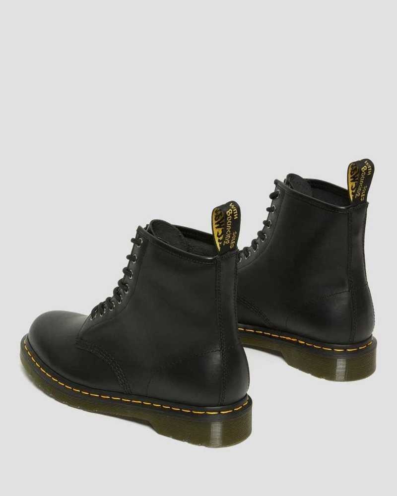 Dr Martens 1460 Nappa Lær Blonder Up Boots Støvletter Herre Svarte | GBQHU0851