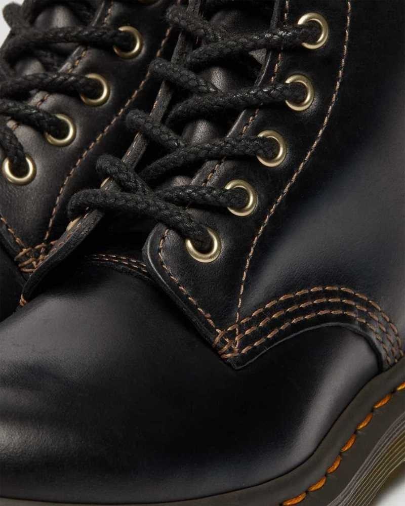 Dr Martens 1460 Pascal Abruzzo Lær Boots Støvler Dame Svarte | WOPAZ3178