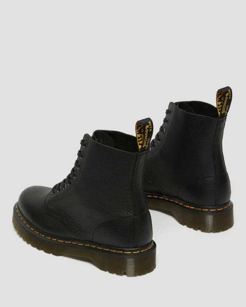 Dr Martens 1460 Pascal Bex Lær Blonder Up Boots Platform Støvler Dame Svarte | XHARQ5021