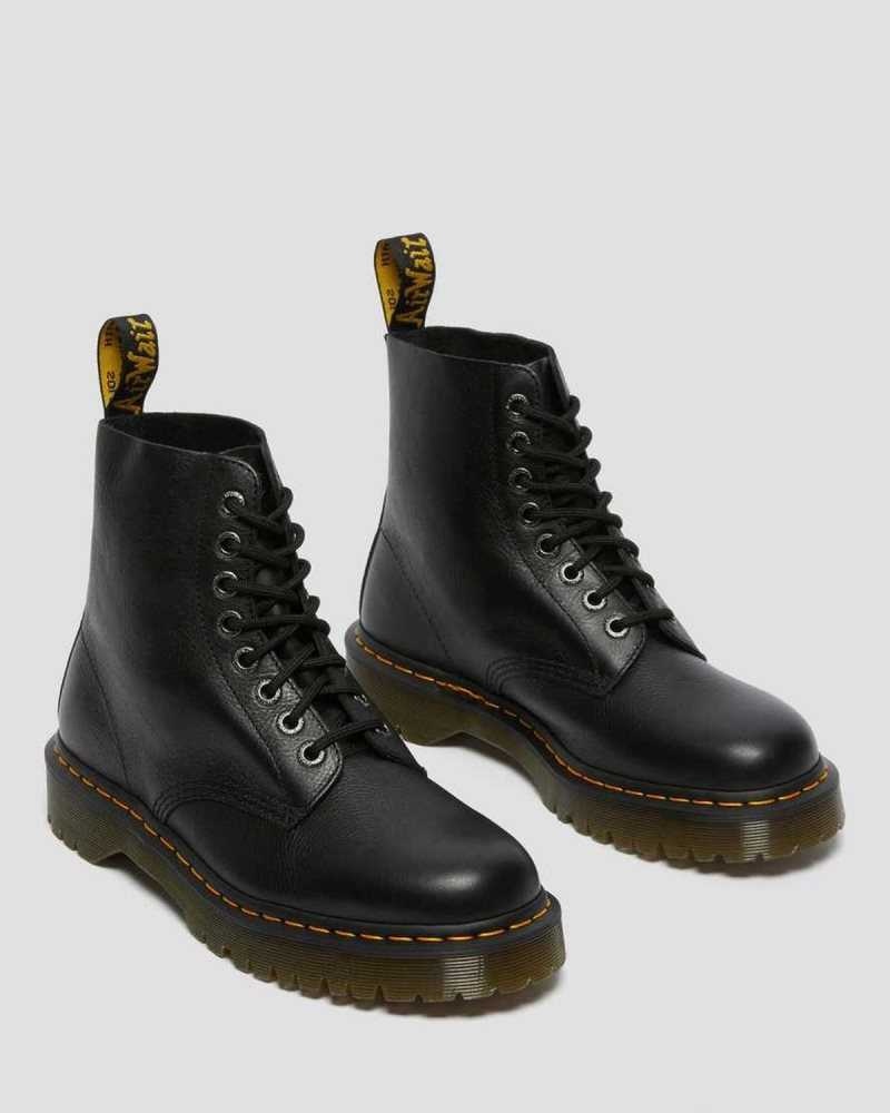 Dr Martens 1460 Pascal Bex Pisa Lær Blonder Up Boots Støvletter Dame Svarte | FYWPR9657