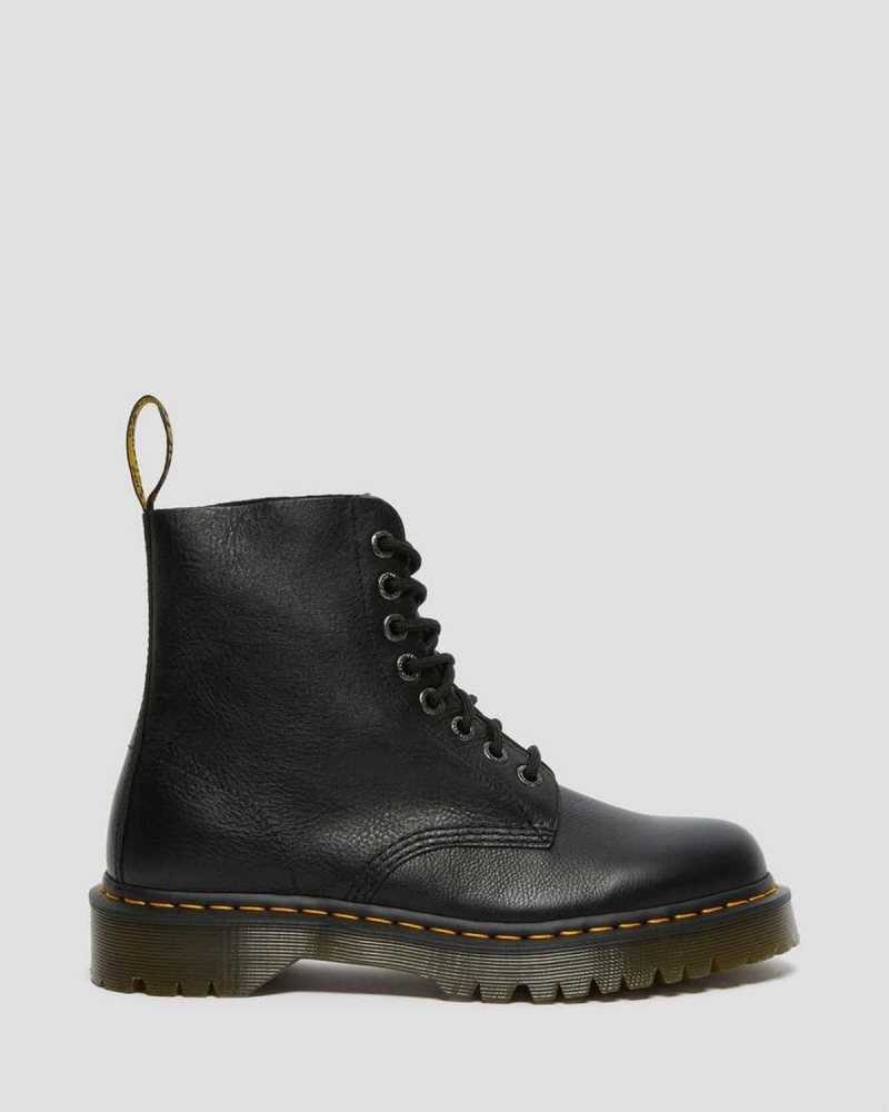 Dr Martens 1460 Pascal Bex Pisa Lær Blonder Up Boots Støvletter Dame Svarte | FYWPR9657