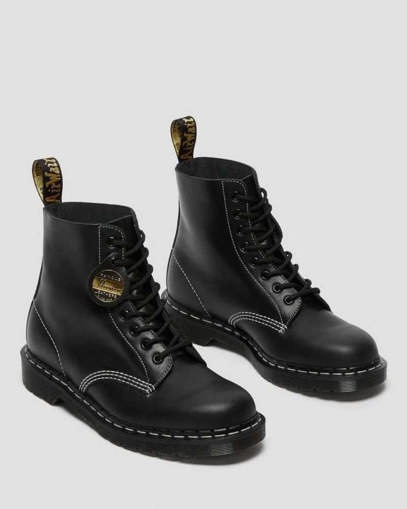 Dr Martens 1460 Pascal Cavalier Lær Blonder Up Boots Made In England Herre Svarte | OFVNE7192