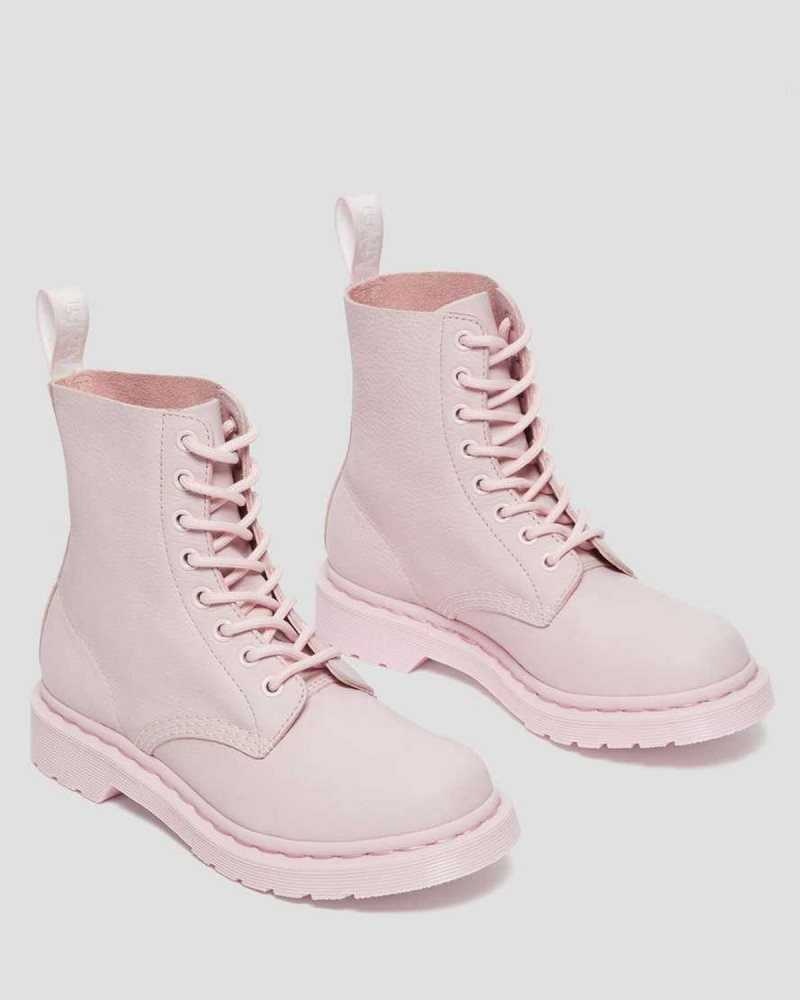 Dr Martens 1460 Pascal Mono Blonder Up Boots Støvler Dame Rosa | MUVZB3026