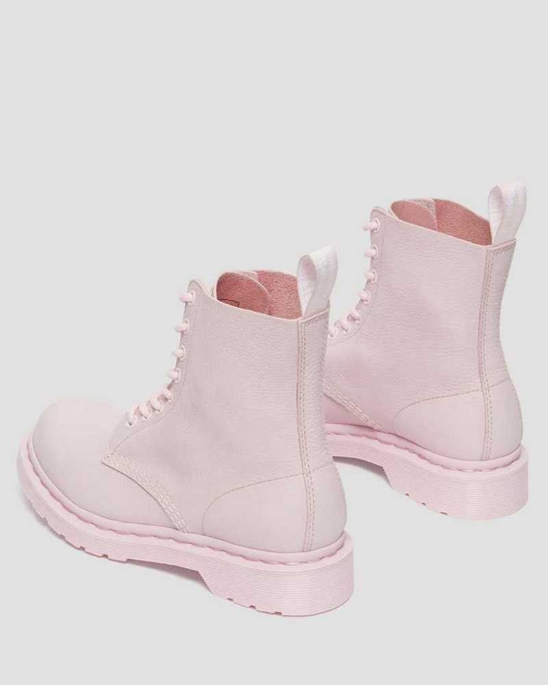 Dr Martens 1460 Pascal Mono Blonder Up Boots Støvler Dame Rosa | MUVZB3026