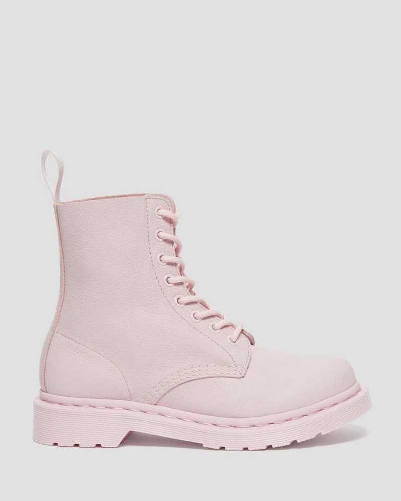 Dr Martens 1460 Pascal Mono Blonder Up Boots Støvler Dame Rosa | MUVZB3026