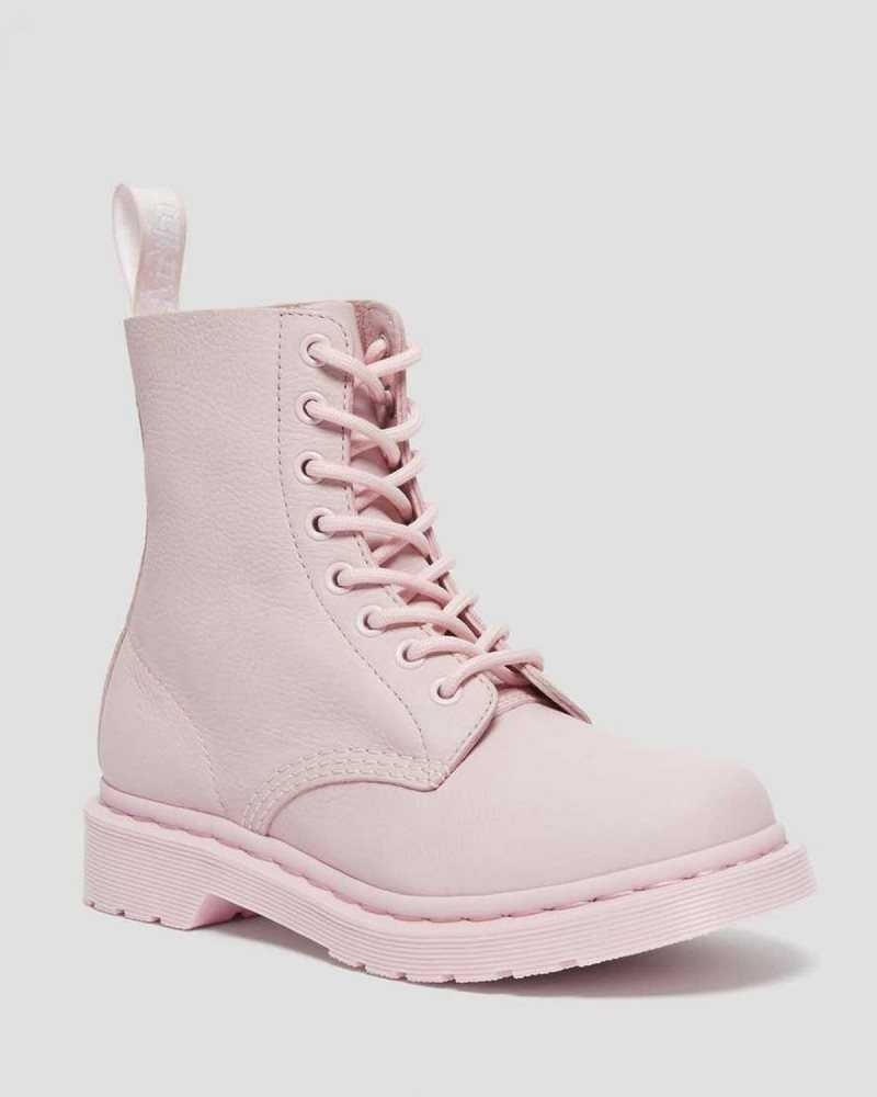 Dr Martens 1460 Pascal Mono Blonder Up Boots Støvler Dame Rosa | MUVZB3026