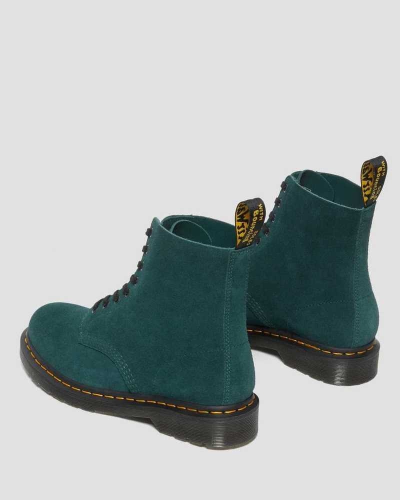 Dr Martens 1460 Pascal Semsket Skinn Blonder Up Boots Originals Sko Dame Grønn | WBCTO2063