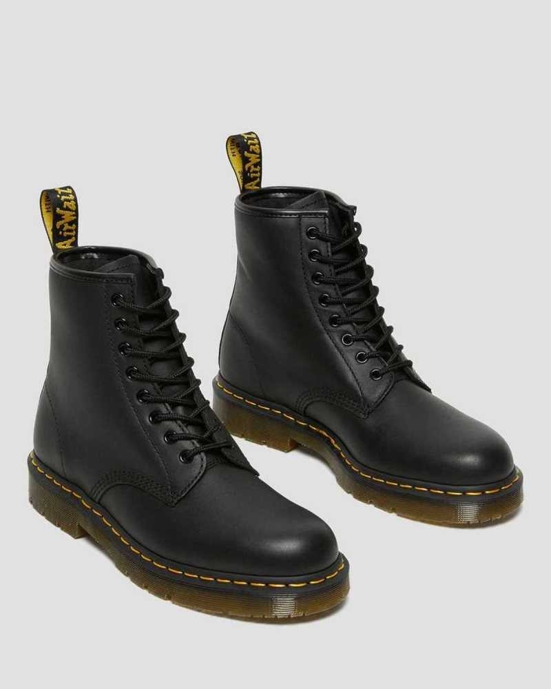 Dr Martens 1460 Slip Resistant Lær Blonder Up Boots Støvletter Herre Svarte | YZSAD6807