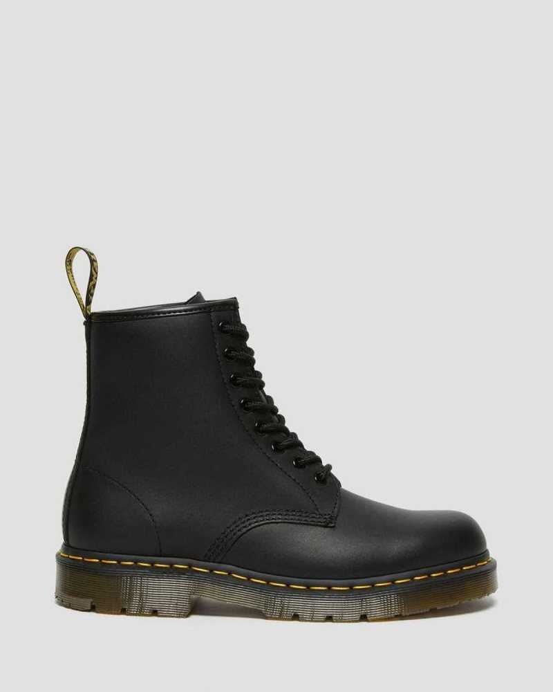 Dr Martens 1460 Slip Resistant Lær Blonder Up Boots Støvletter Herre Svarte | YZSAD6807