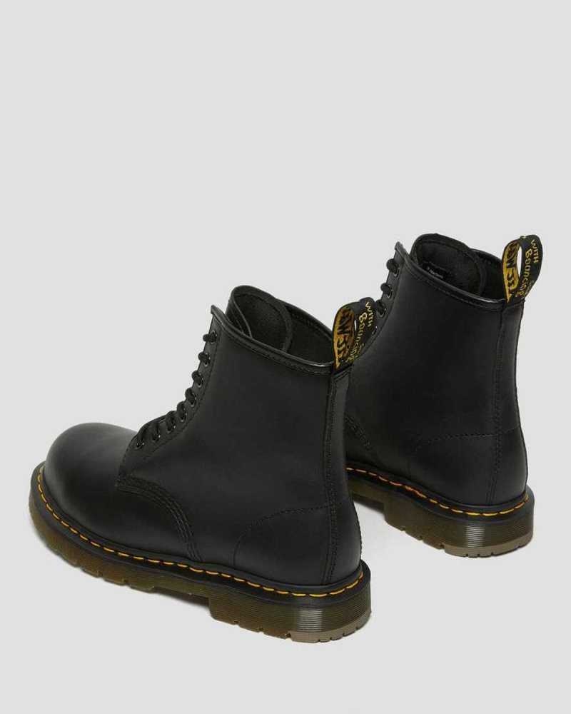 Dr Martens 1460 Slip Resistant Steel Tå Boots Støvletter Dame Svarte | FGXAL3248