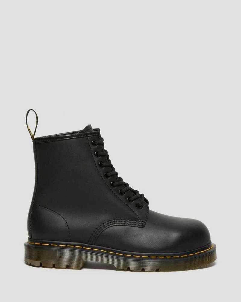 Dr Martens 1460 Slip Resistant Steel Tå Boots Støvletter Dame Svarte | FGXAL3248